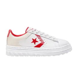 Кроссовки Converse Pro Leather X2 Low 'Rivals Edition - White Red', белый 168691c | white/egret/university red