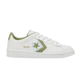 Кроссовки Converse Pro Leather Low 'Sunblocked - Sage Blue', белый 167854c | white/street sage/agate blue