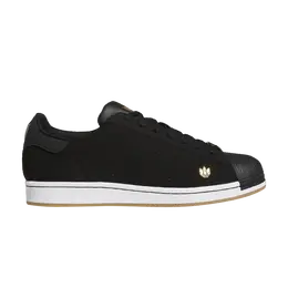 Кроссовки Adidas Superstar Pure 'Black Gum', черный fz2145 | core black/cloud white/gold metallic