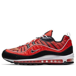 Кроссовки air max 98 Nike, красный 640744-604 | habanero red/black-white-metallic gold