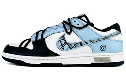 Nike Dunk устойчивые к скольжению амортизирующие износостойкие низкие скейтбордские кроссовки мужские синий черный белый, черный белый синий dd1391-100(team45-love系列) | black white blue
