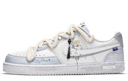 Кроссовки Nike Court Vision 1 Borderline Between Light And Dark Hua Yu мужские бело-синие dh2987-101(team177-花屿) | white blue
