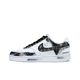 Кроссовки Nike Court Vision 1 Low Top мужские черно-белые, Knight Godly Black dh2987-101(team156-黑暗幽影骑士封神) | knight godly black