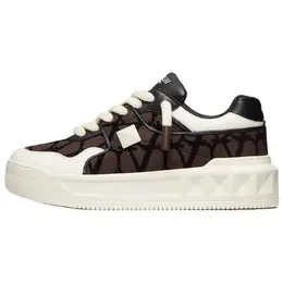 Кожаные кроссовки Garavani One Stud XL Valentino 3y2s0g37iffkdc