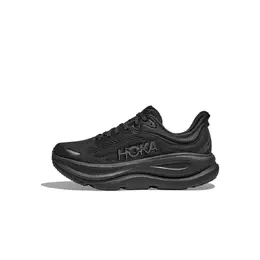 Hoka One One Кроссовки Bondi 9 с низким верхом, противоскользящие, износостойкие, мужские, черные, свободная посадка 1162013-bblc | black