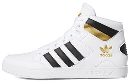 Кроссовки Adidas Hardcourt Unisex, белый/черный/золотой fv5329
