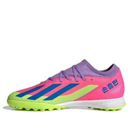 Кроссовки x crazyfast son.3 tf Adidas, розовый id2623 | lucid lemon/bright royal/lucid pink