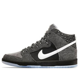 Кроссовки sb dunk high premier Nike, черный 645986-010 | dark black/white/light