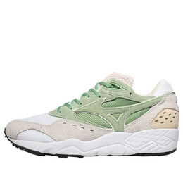 Кроссовки hikmet x contender 'snowdrop' Mizuno, белый d1gd222401 | white onyx/green moss/antique moss