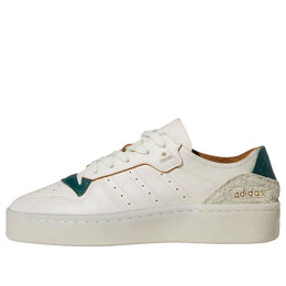 Кроссовки rivalry summer low 'cloud white collegiate green' Adidas, белый id6206 | cloud white/collegiate green/ivory