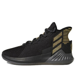 Кроссовки d rose 9 gold Adidas, черный bb7657 | black