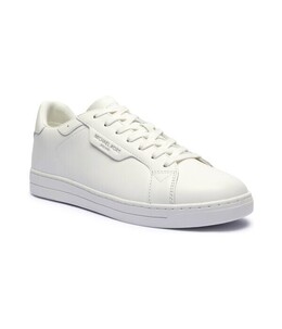 Кеды мужские Michael Kors Keating кожаные с логотипом бренда, белый mk251m0000010850040 | bianco