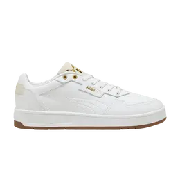 Puma Кроссовки Court Classic Lux 'White Gold Gum', белый 395019 05 | white gold gum