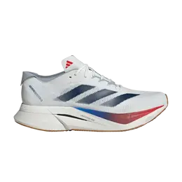 Adidas Кроссовки Adizero Boston 12 'White Dark Blue Pure Ruby', белый ji4476 | white dark blue pure ruby