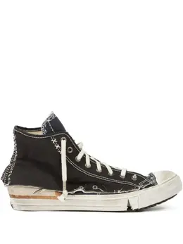 Maison Margiela distressed high-top sneakers 30012225