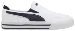 Кроссовки Puma Court Classic Vulc Slip On 'White New Navy', белый 400216 01 | white