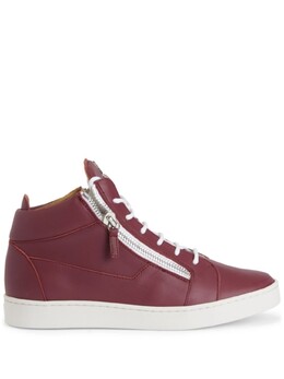 Giuseppe Zanotti Frankie logo-plaque sneakers, красный ru10072k41 | красный