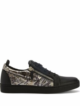 Giuseppe Zanotti кеды Frankie с принтом, черный ru00128k10 | черный