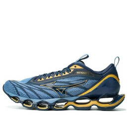 Кроссовки wave prophecy 11 'blue black gold' Mizuno, синий j1gc220050 | blue/black/gold