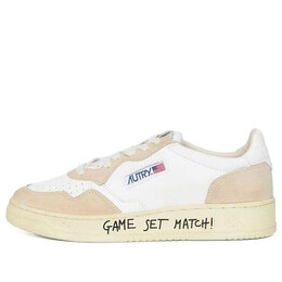 Кроссовки medalist low 'game set match - white' Autry, белый aulm-wc06 | white/suede
