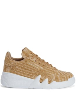Giuseppe Zanotti жаккардовые кроссовки Talon с эффектом потертости, нейтральный цвет rm40001001 | нейтральный цвет