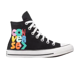 Кроссовки Converse Chuck Taylor All Star High 'Happy Faces', черный 172864c | black/white/light dew