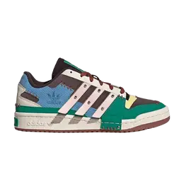 Кроссовки Adidas Melting Sadness x Forum Exhibit Low 'Puppet Costume - Night Burgundy', разноцветный gw8724 | night burgundy/vapor pink/right blue
