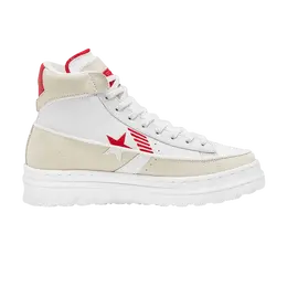 Кроссовки Converse Pro Leather X2 High 'Rivals Pack - White University Red', белый 168761c | egret/white/university red