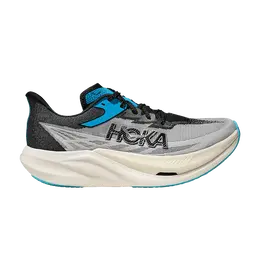 Кроссовки Hoka Rocket X 3 'White Black Blue', белый 1168724 wblc | white/black