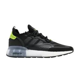 Кроссовки Adidas ZX 2K Boost 'Black Semi Solar Slime', черный fy4497 | core black/core black/semi solar slime