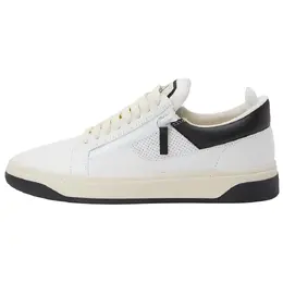 Кроссовки GZ94 с логотипом на заплатке Giuseppe Zanotti, белые ru40009001 | white