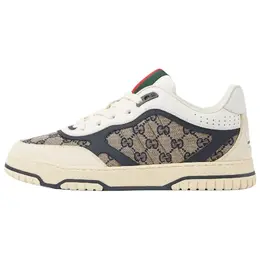 Gucci Кроссовки Re Web «GG Canvas бежевый слоновая кость синий» 787476 aadhw 9552 | original shoe box included