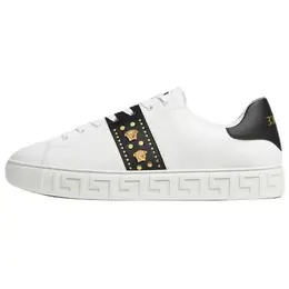 Versace Кроссовки для скейтбординга FANSIZHE Greca Low Top, белые, мужские 1014460-1a13065_2w02v | original shoe box included