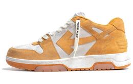 OFF WHITE Out Of Office Ooo Low Кроссовки из винтажной замши оранжевые Off-White, бело-оранжевые omia189s23lea0110120 | white orange