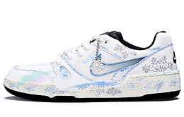 Кроссовки Nike Full Force Skateboarding Shoes Men Low-top White/blue, синий/белый fb1362-101（team261-雪中墨） | blue/white