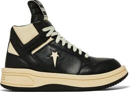 Кроссовки Converse Rick Owens x TURBOWPN Mid Black Cloud Cream, черный a03945c | black