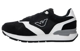 Кроссовки Emporio Armani Lifestyle Shoes Men Low-top Navy Blue Off-white, синий x4x642xn951s161 | 藏青色米白色