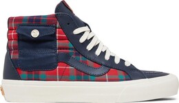 Кеды Vans Baracuta x Sk8-Hi Pocket Vault LX Tartan Plaid, синий vn0a4uwx25i | blue