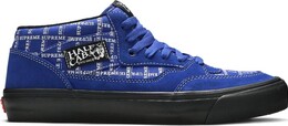 Кеды Vans Supreme x Half Cab Pro 92 Logo Pattern - Royal Blue, синий vn0a3qph2yx | blue
