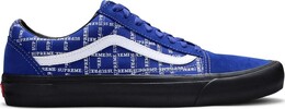 Кеды Vans Supreme x Old Skool Pro Logo Pattern - Royal, синий vn0a45jc2yx | blue