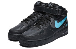 Мужские кроссовки для скейтбординга Nike Air Force 1, Black dq7666-001(team22-男款黑武士极光蓝) | black