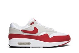 Кроссовки Nike Air Max 1 OG Anniversary 'Red', белый 908375 100 | white