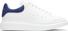 Кроссовки Alexander McQueen Oversized Sneaker White Paris Blue, белый 553680 whgp7 9086 | white