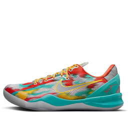 Кроссовки kobe 8 protro Nike, серый fq3548-001 | stadium grey/metallic silver/tour yellow