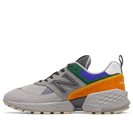 Кроссовки nb 574 спортивные повседневные туфли New Balance, серый ms574apg | grey/orange