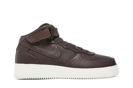 Кроссовки NikeLab Air Force 1 Mid Velvet Brown, коричневый 905619 200 | velvet brown