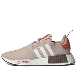 Кроссовки nmd_r1 shoes ' wonder taupe' Adidas, мультиколор id4348 | wonder taupe / cloud white / vivid red