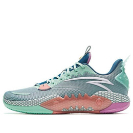 Кроссовки Anta Shock Wave 5 Team 'Madhouse', зеленый 112331611-5 | teal green/orange/pink