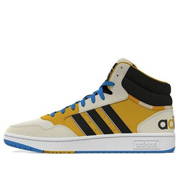 Кроссовки neo hoops 3.0 mid Adidas, белый fz6570 | creamwhite/yellow/blue/black