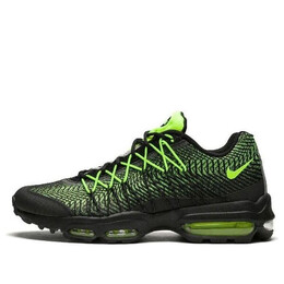 Кроссовки air max 95 ultra жаккард Nike, черный 749771-007 | black/volt-drk grey-mtllc slvr